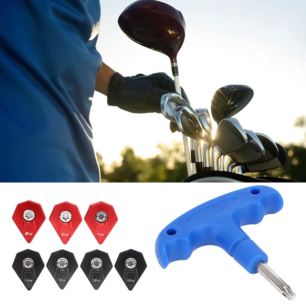 Golfschläger-Schraubenschlüssel-Werkzeug-Set, tragbar, langlebig, Gewichtsschraube aus Edelstahl, Zubehör für Golfer, Schwunggewicht anpassen, Geschick verbessern