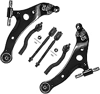 Vista 288 de Detroit Axle - Kit de suspensión delantera RWD para Chrysler 300 Dodge Challenger Charger Magnum, brazos de control superior con barras
