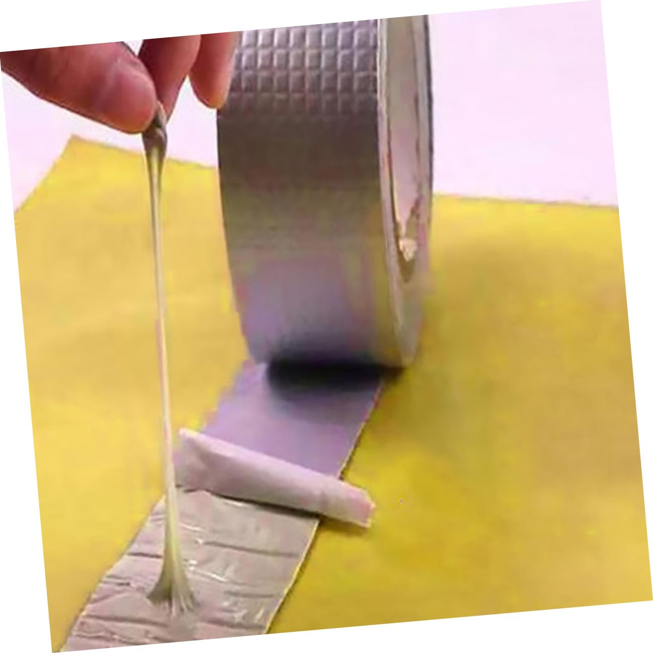 LIFKOME 2 rollos Cinta Butilo Sellado Exterior Goteras Techo Canaletas Reparación Tubos Adhesiva Resistente UV y Antienvejecimiento