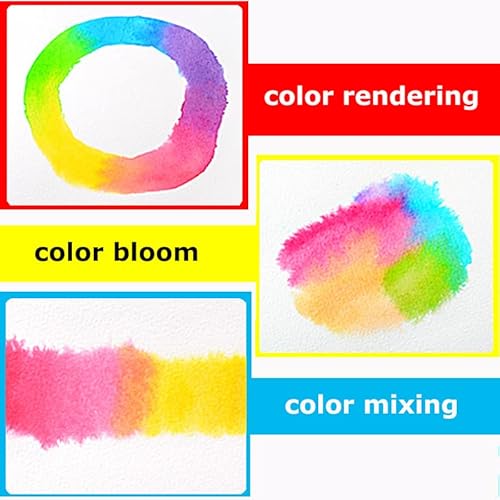 100 Sheets Off White Watercolor Paper 160 Gsm Cold Press Water Colour Painting Sheets - Suitable For Beginners To Expert Painters (5 * 7 Inch) #TOP4