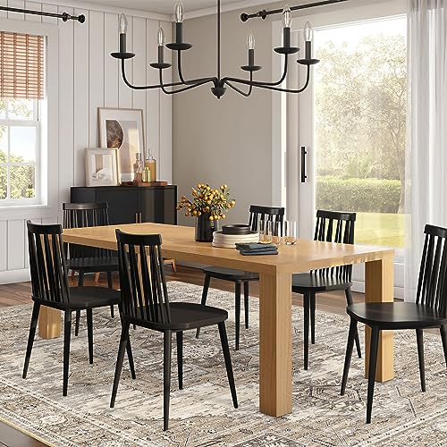 RUUGME Washable 8x10 Area Rugs - Large Rugs for Living Room Stain Resistant Carpet Vintage Rugs for Bedroom with Non Slip Backing Home Decor Floor Decoration Mat (8x10 Beige)