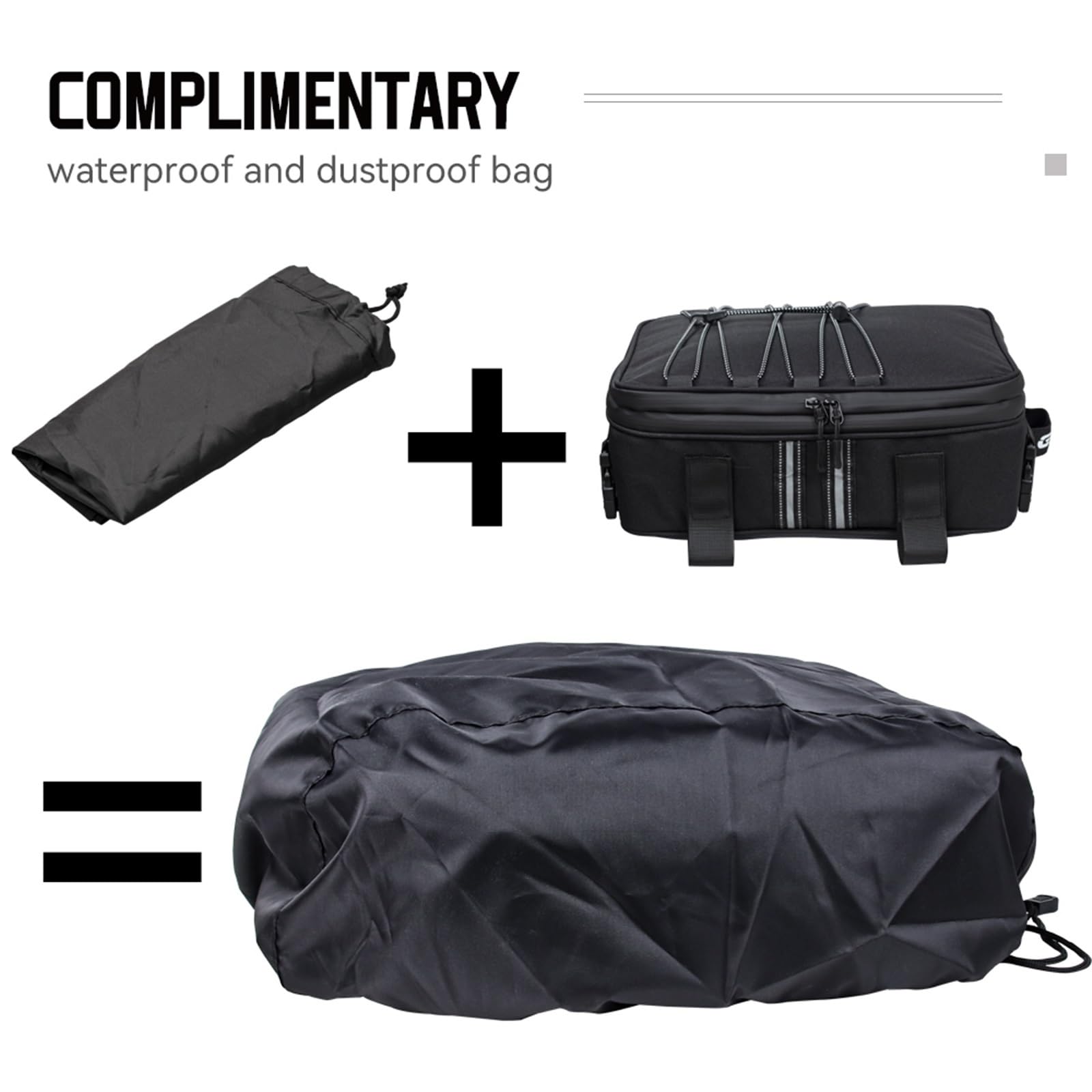 Bagaż motocyklowy torba Wodoodporna torba Top Box sakwy torba pokrowiec bagaż Tylny bagażnik Torba(3 Bags - A set)