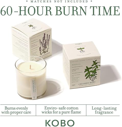 Miniatura 5 de Vela de vid de tomate salvaje con caja plantable (9 onzas)  Colección Plant The Box, velas de cera de soja 100% pura, vertidas a mano en Estados