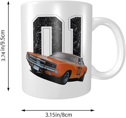 Miniatura 4 de The Dukes Funny of Movie Hazzard - Taza de café, taza de té, taza de cerámica única para los mejores regalos de broma para mamá y papá