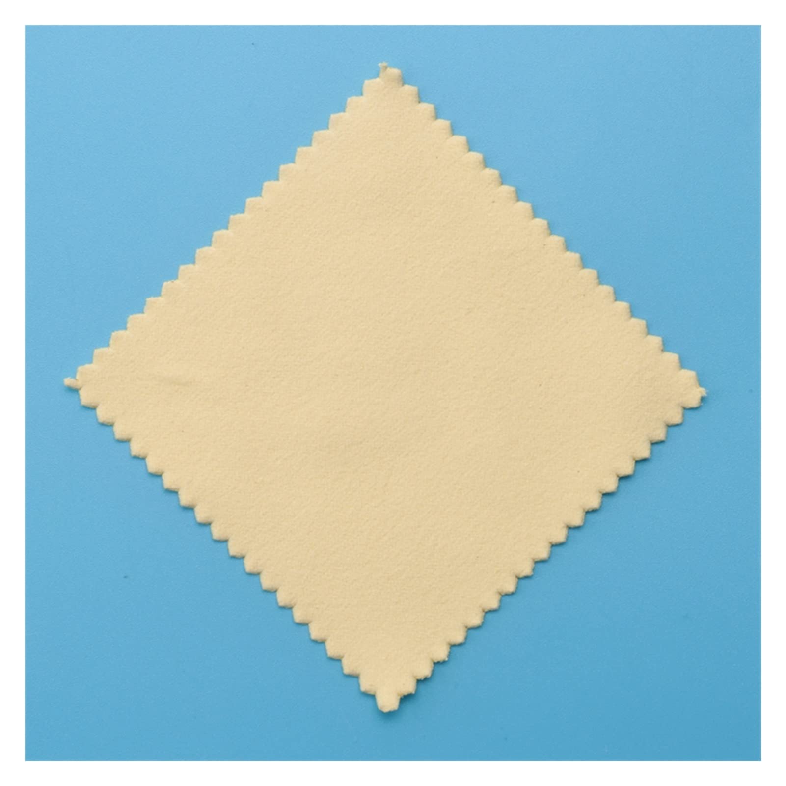 Panno di Pulizia dei monili Premium 200pcs, Panno di lucidatura Argento Avvolto singolarmente (Giallo, 3,15 Pollici x 3,15 Pollici) (Color : Yellow)