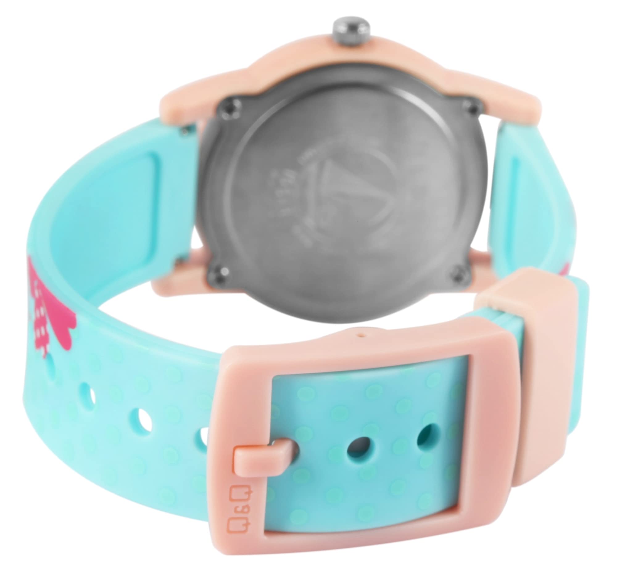 Q&Q Orologio per bambini in silicone, con fibbia ad ardiglione, orologio analogico al quarzo, VR99J015Y