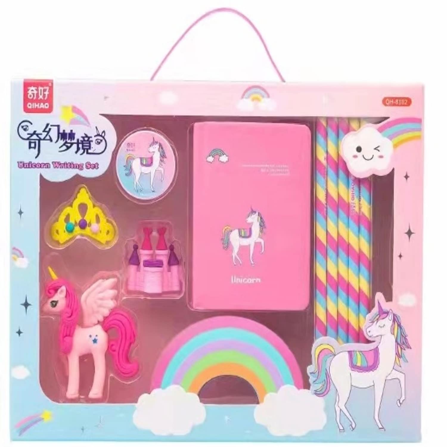 See full amazon price history chart for Little Poppins Unicorn Stationary Set | Stationary set for Birthday Return Gifts for Girls and Boys| Fun Stationary Set | School Prize for Kids | Rainbow and Unicorn Eraser| Unicorn Diary Little Poppins Unicorn Stationary Set | Stationary set for Birthday Return Gifts for Girls and Boys| Fun Stationary Set | School Prize for Kids | Rainbow and Unicorn Eraser| Unicorn Diary (B0B6T4WN5T) Amazon Price History, Amazon Price Tracker