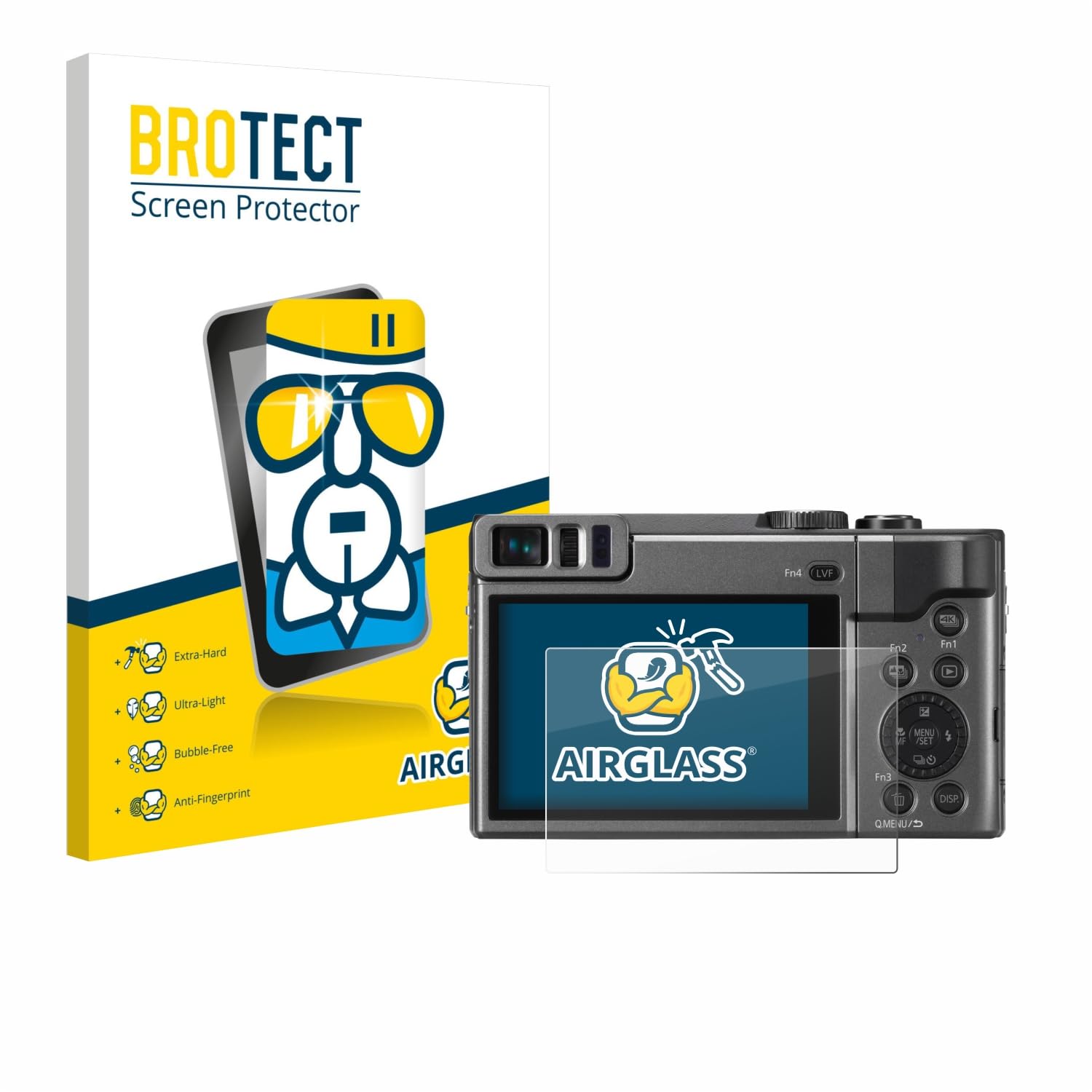 Bruni 2x Pellicola Protettiva compatibile con Panasonic Lumix DMC-FT30 Proteggi