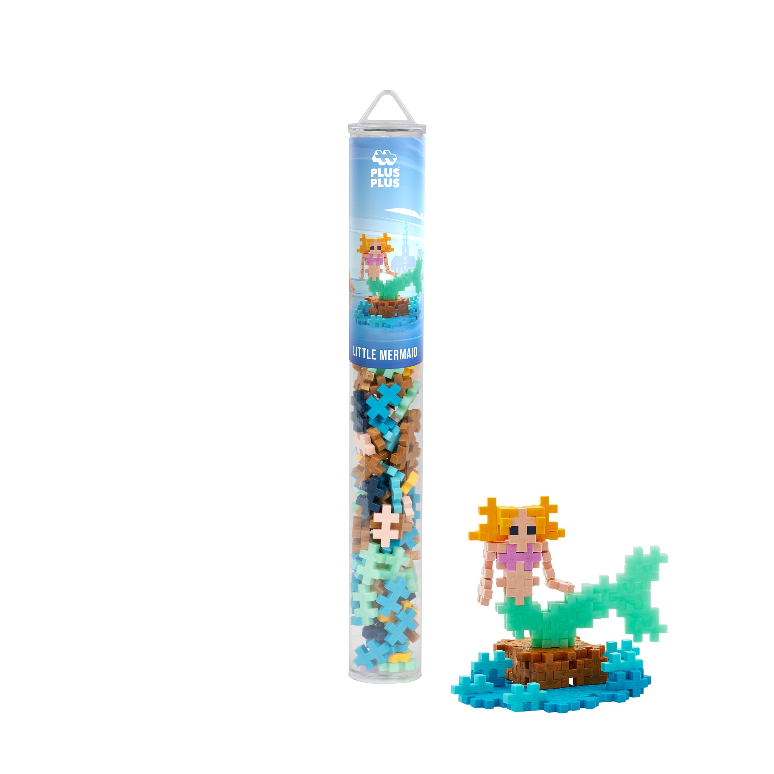 Plus-Plus Multicoloured The Little Mermaid Tube - 100 Pieces