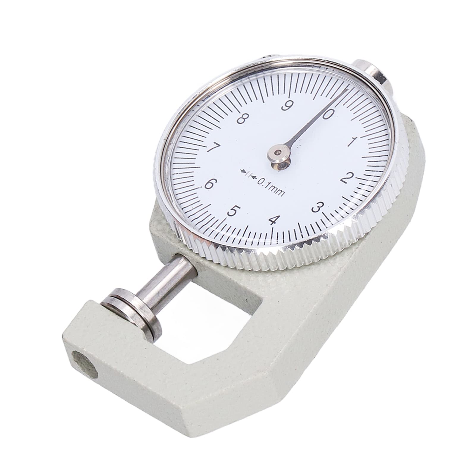 Round Dial Sturdy Metal Plastic Thickness Gauge for Paper Pipe Board Measurement Household