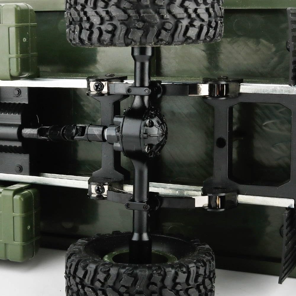 Idea S® 18139 B24 militare Truck 4 WD 2.4 GHz R/C RC telecomandato Laster, Serbatoio, catena veicolo, Monster Crawler camion 1: 16, nuovo