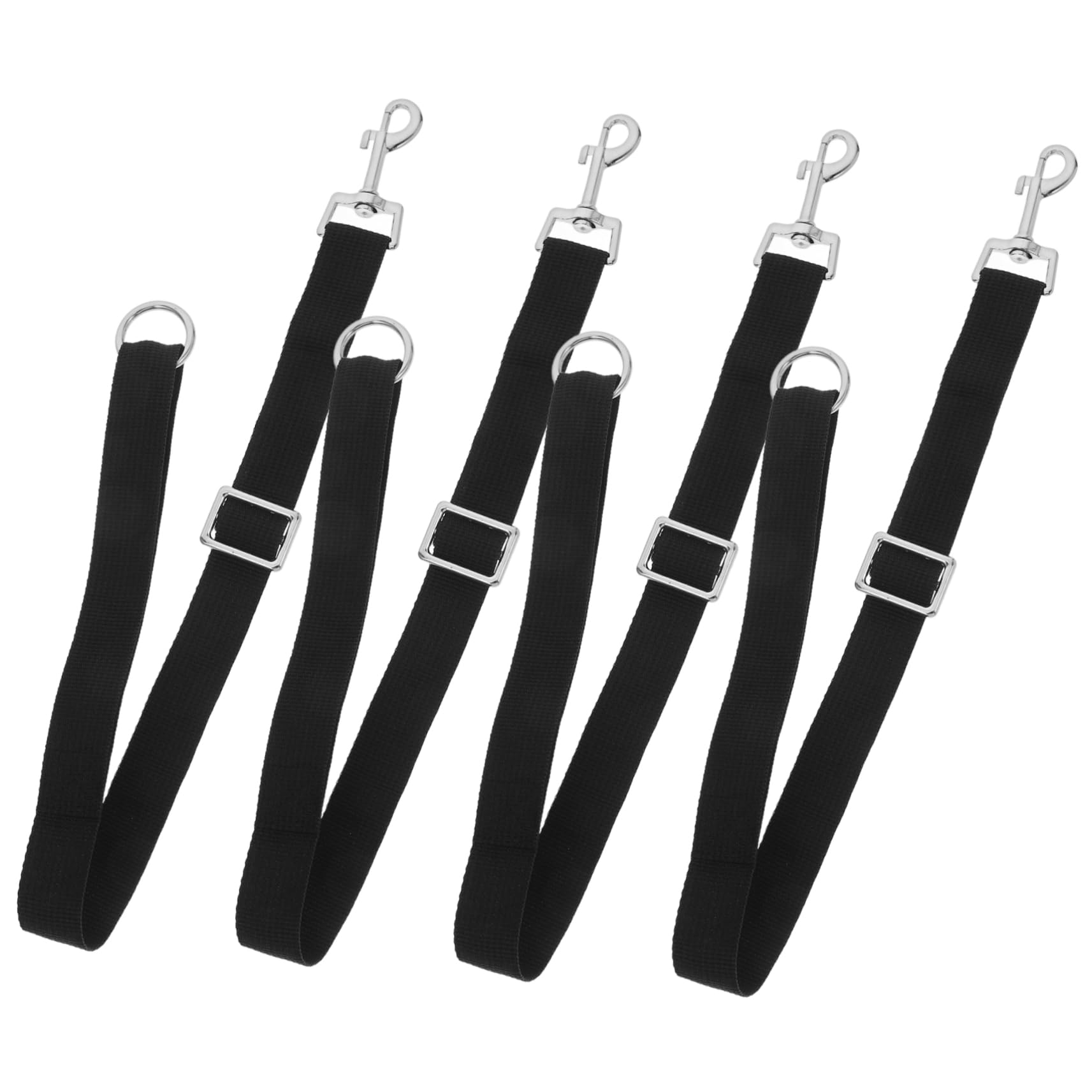 HOLIDYOYO Djustable Water Bucket Straps for Horses 4pcs Nylon Strap for Horse Stable Outdoor Feeding Bucket Hanger