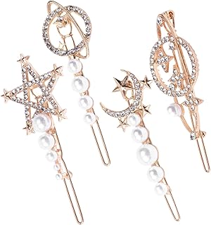 FOMIYES 4pcs Hairpin Hair Decors Girl Hair Barrettes Women Hair Clips Rhinestone Hair Pin Rhinestone Hair Clips Hair Barrettes Headdresses Hair Bling Girl Headdress Rhinestones
