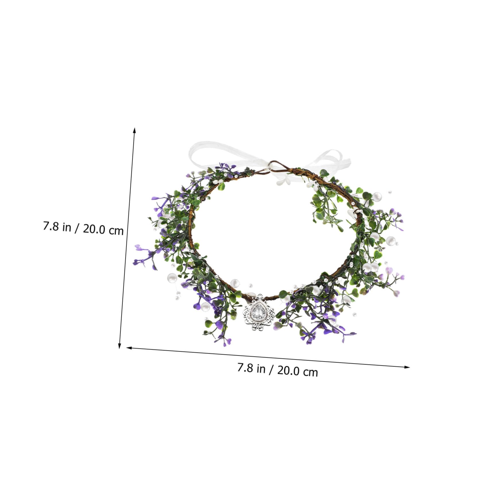VALICLUD 8stücke Blumenkrone Stirnband Für Frauen Handgefertigte Haarschmuck-kopfbedeckung Mit Einzigartigem Strass Für Hochzeit Party Und Besondere Anlässe