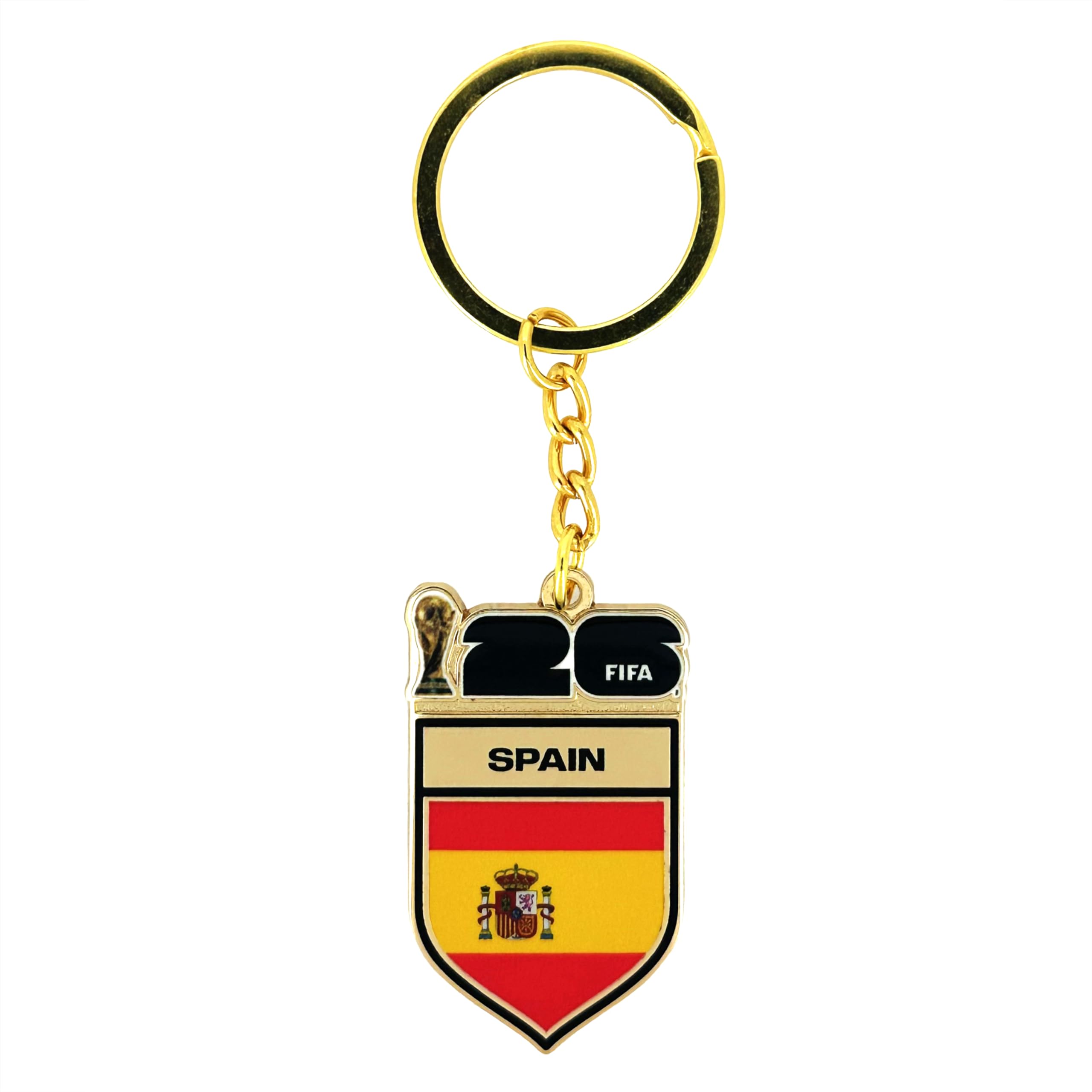 2026 FIFA World Cup Keychain – Officially Licensed, Collectible Gift for Fans, Durable Metal Ring for Keys, Backpacks
