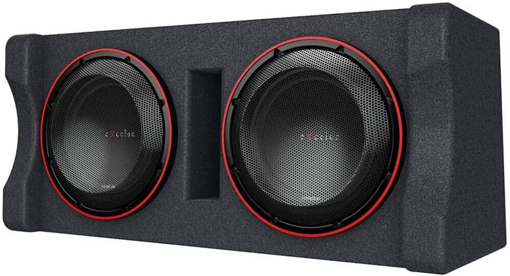 Kenwood P-XW1221DHP Dual 12" High Performance 2-Ohm Subwoofer Enclosure