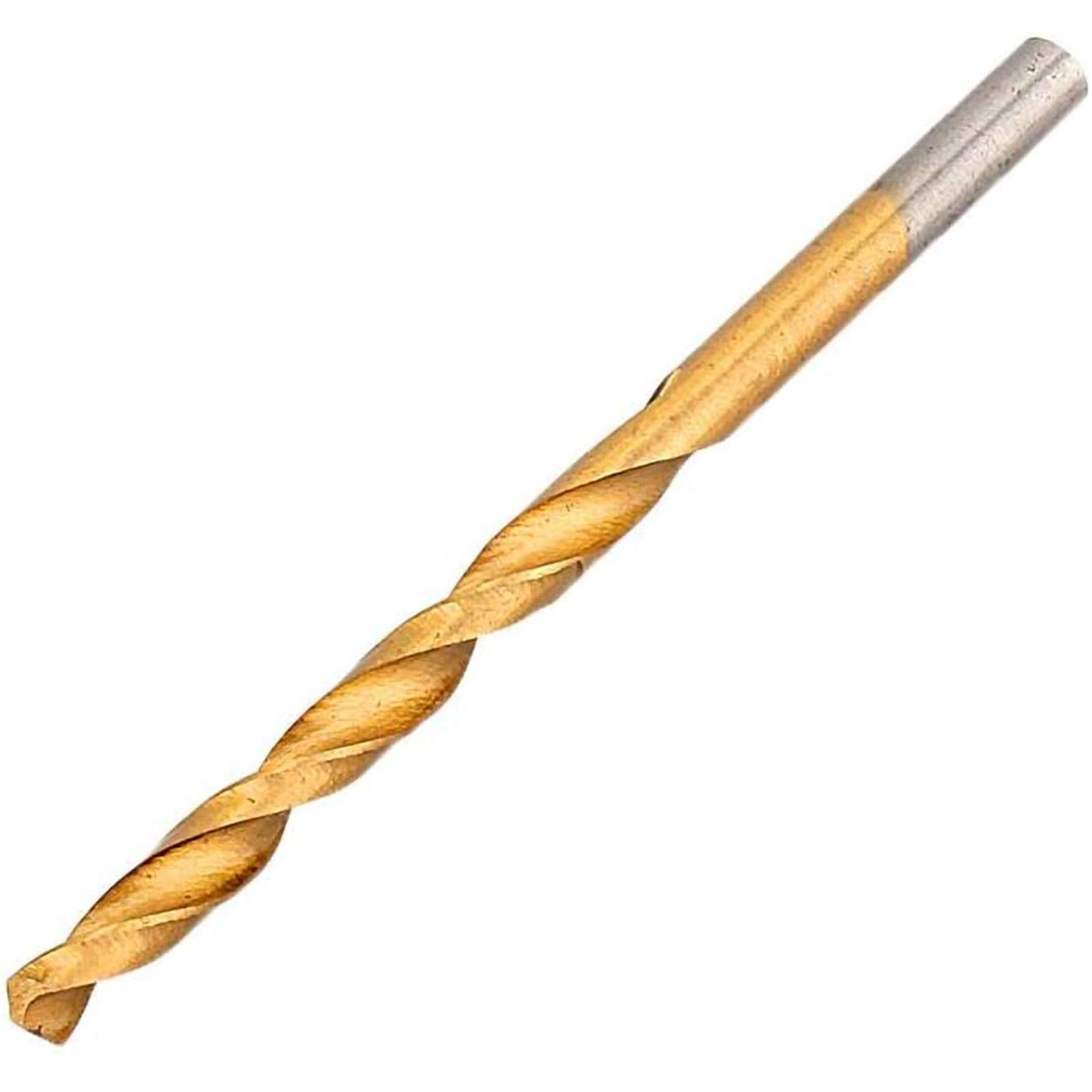 Fafeicy Juego de Brocas Chapadas en Ti Juego de Brocas de Ti de Vástago Recto 170 Piezas Grifo de Punta en Espiral Métrico de 1 a 10 Mm para Taladrar en Metal, Madera, Plásticos para Usuarios de