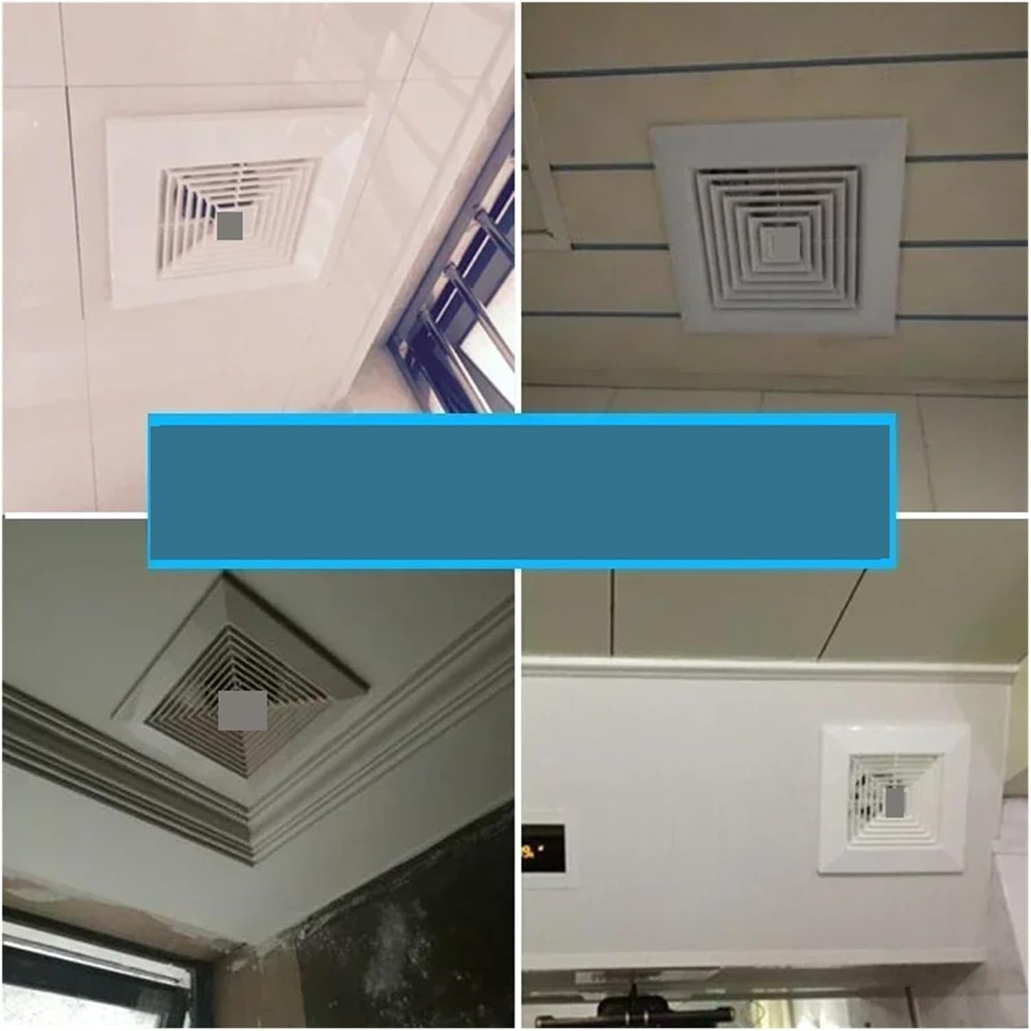 Ventilation Fan, Condick Ventilat Fan Exhaust Bathroom Drywall Kitchen And Toilet Ceiling C for Vent Bathroom, Kitchen(100w)