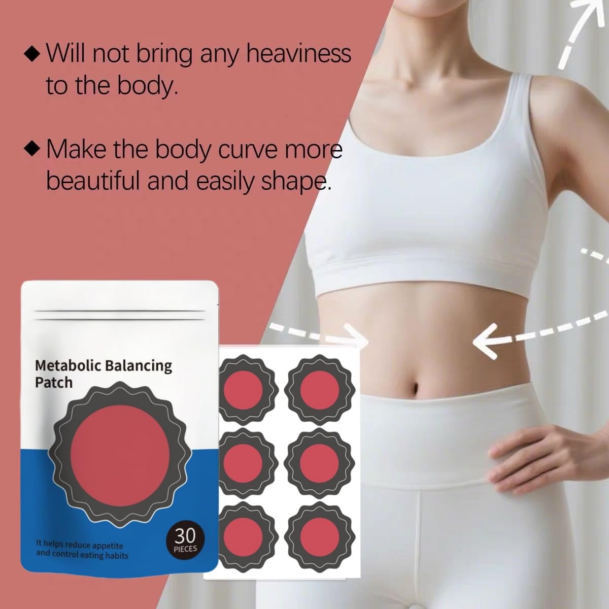 Metabolic Balancing Patches, 2-Pack (30 Pieces Each, Total 60 Count) - Discreet Daily Wellness Support Patches for Easy Application — view 6