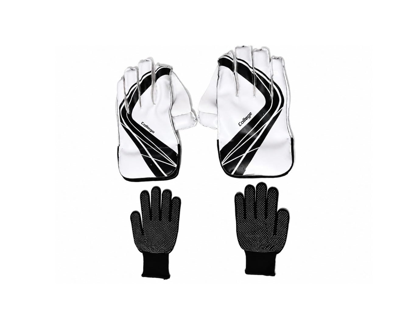 College Tennis Ball Wicket Keeping Gloves for Mens & Boys (Multi Colour) | Extra Protection, Soft & Flexible Material, Lightweight Design, Includes Inner Gloves, Easy to Wear-picture-18
