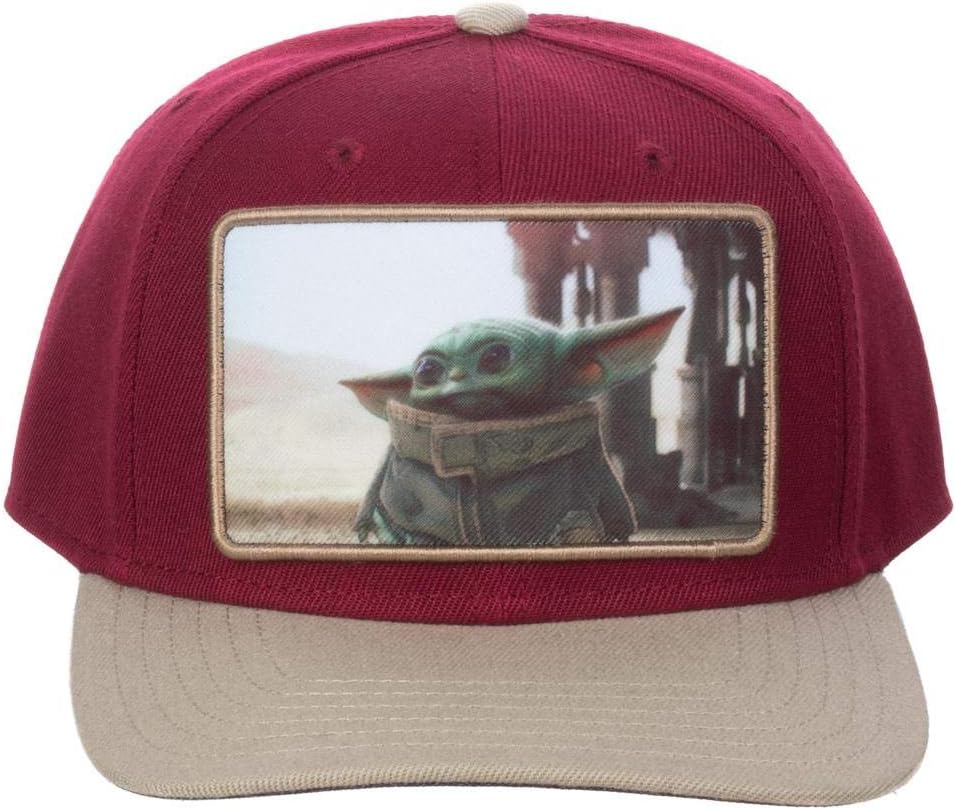 Star Wars Mandalorian The Child Pre-Curved Snapback Hat