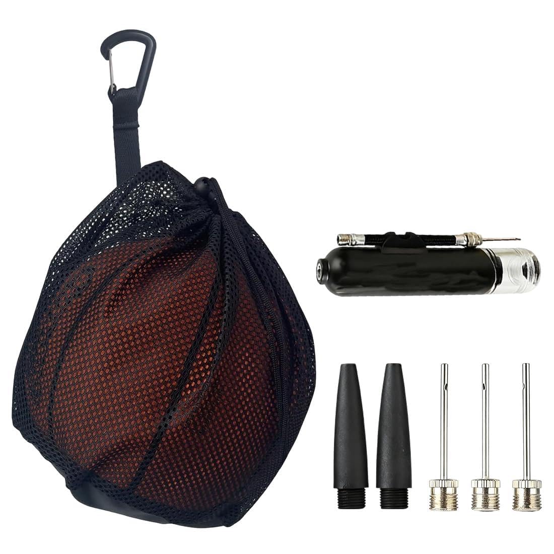 Wilson Borsa Per Palloni, Pompa Dell'Aria, Borsa Da Basket Con Cavo, Zaino Per Palla Portatile, Borsa Da Basket Basketball Mains Borse, Ball Sack, Accessori Per Palla Portatile Da Tennis