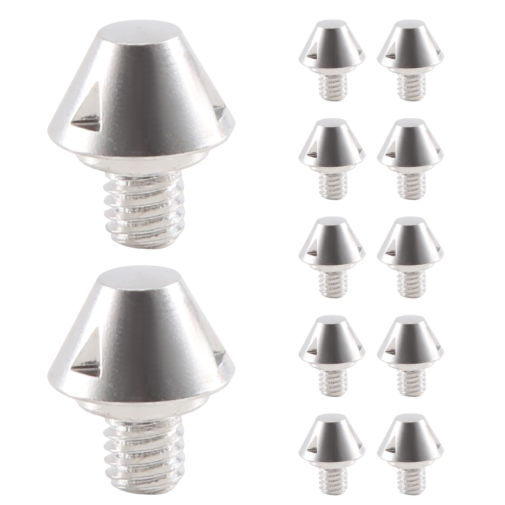 スパイク探し！ Amazon | Klaxib 12 個 交換用スパイク靴交換用スタッド M6