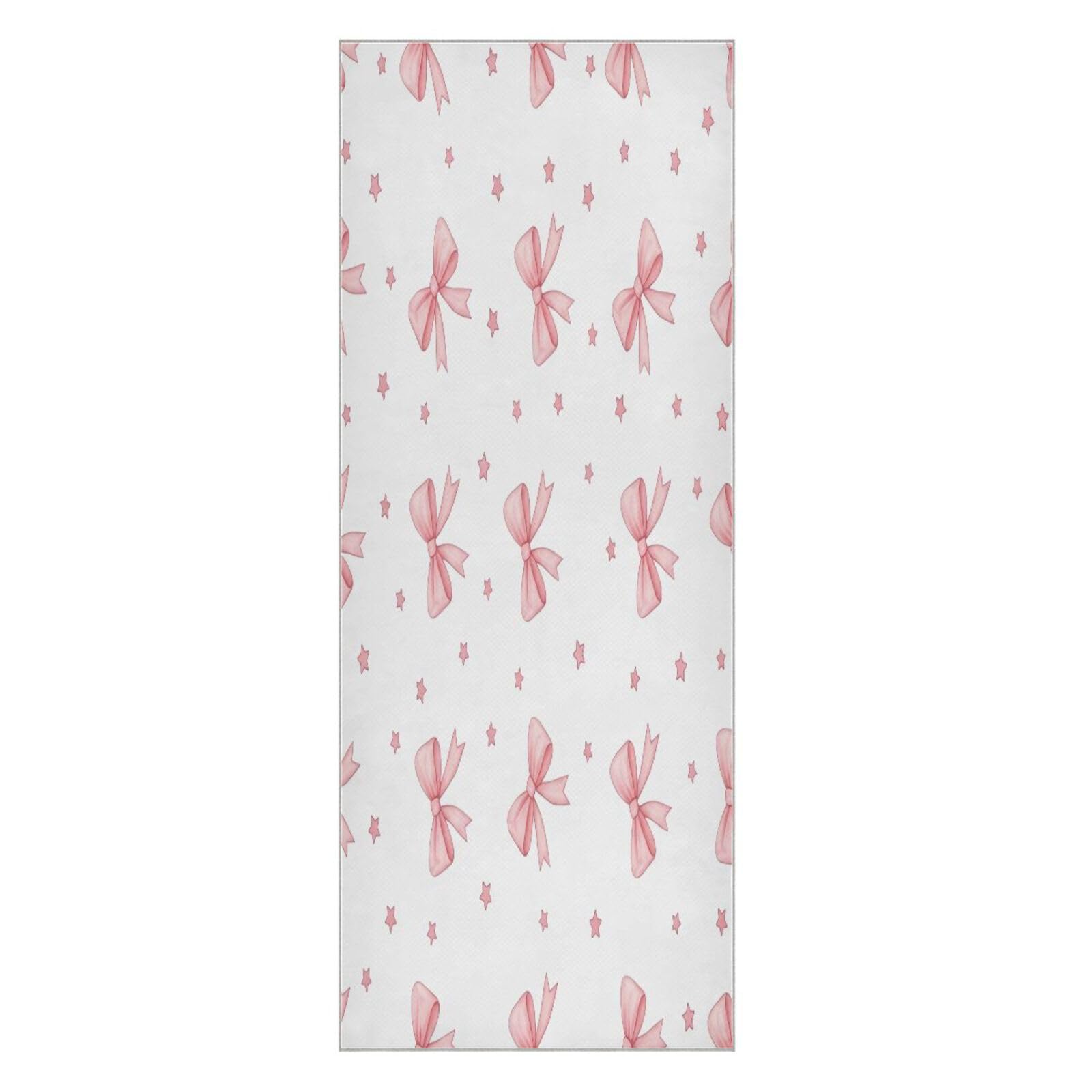 BURSTDDY Bows Hot Yoga Towel Absorbent Non Slip Yoga Mat Towel