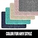 Gorilla Grip Bath Rug, 44x26, Thick Soft Absorbent Chenille Rubber Backing Bathroom Rugs, Microfiber Dries Quickly, Shaggy Machine Washable Mats, Plush Durable Rug, Bathtub Shower Floor, Ivory Cream