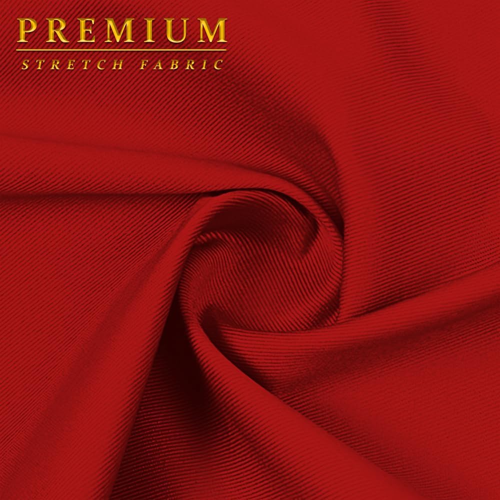 Hybrid & Company Womens Hyper Ultra Stretch Comfy Skinny Leg 3 Button Wide Waist Work Casual Pants - Image 6