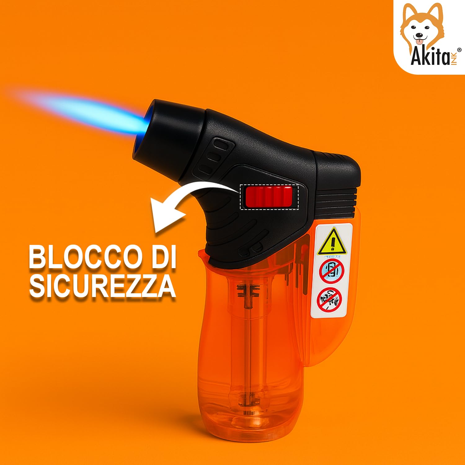 Set 20 Accendigas Ricaricabili Antivento AkitaInk - Accendini da Tempesta a Fiamma Regolabile per Cucina, Campeggio e Barbecue, Ideali per Fornelli e Grill (Senza Gas Butano)