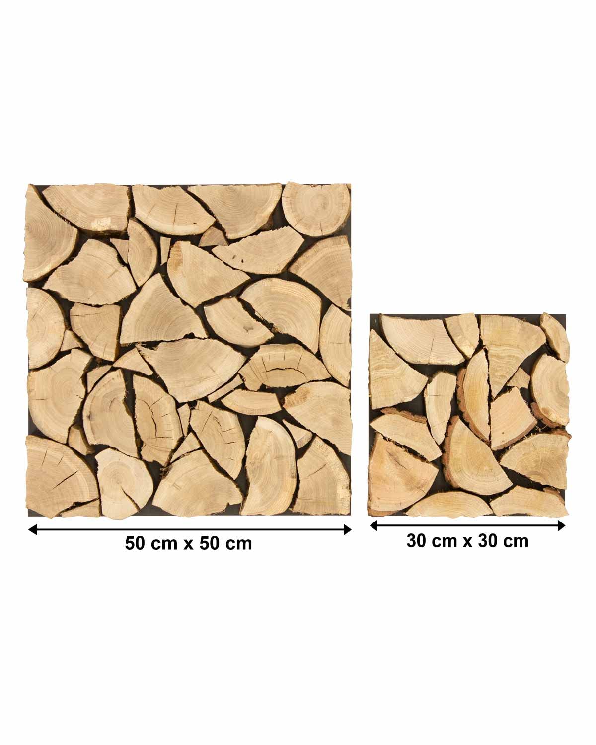 wodewa Deseczka na drewno kominkowe, dębowe drewno kominkowe, panel ścienny, panel akustyczny 3D, dekoracja ścienna, drewno, kominek, rozmiar S