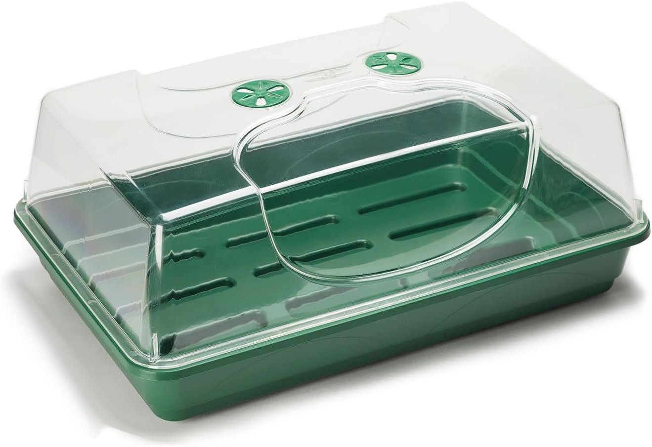EarlyGrow MPL50030/P Large Propagator with Shatterproof Lid 58 x 38 x 26 Centimetres - Green