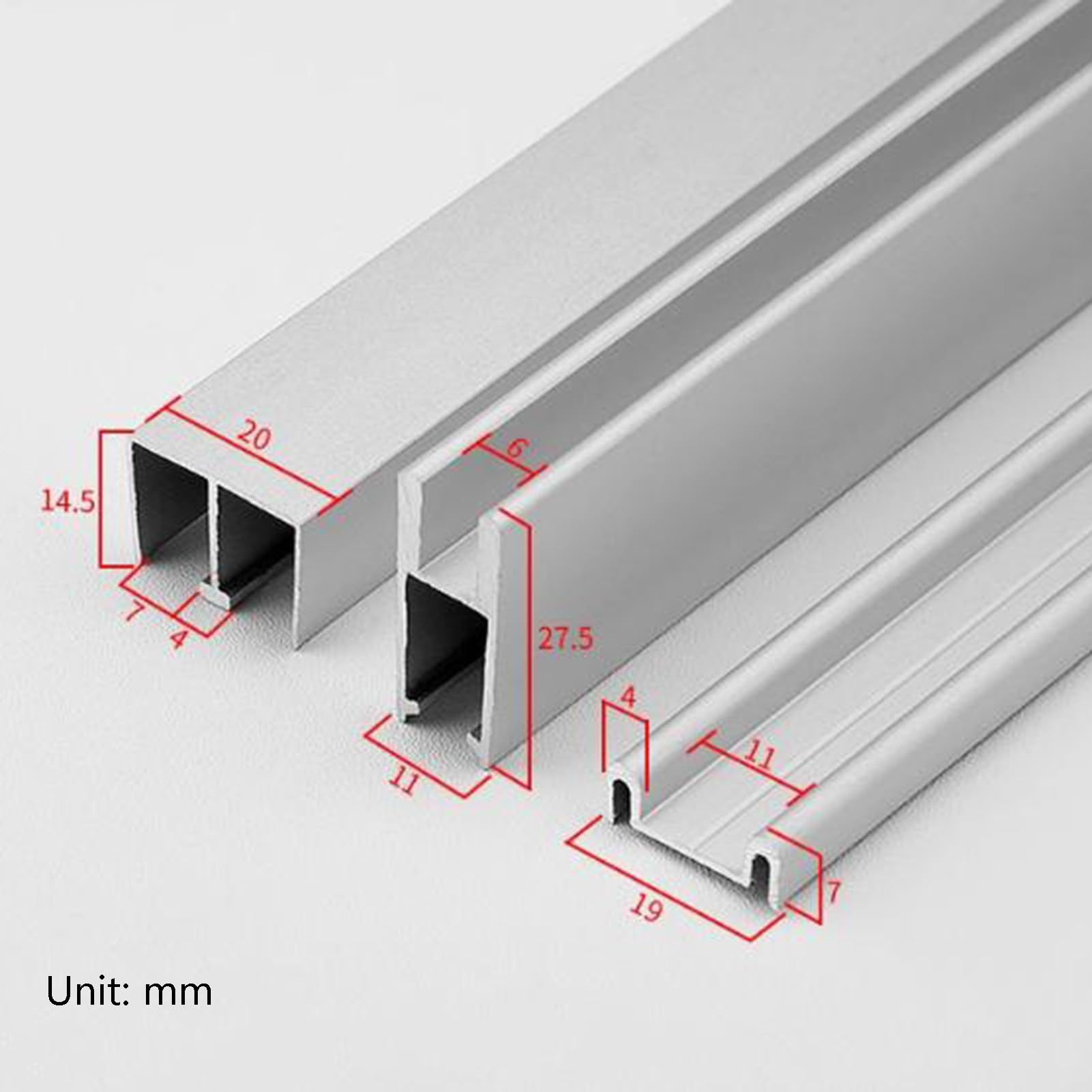 MountainSd - Vitrina de 5 mm con doble riel corredizo para puerta corrediza, perfecta para joyas coleccionables y decoración del hogar, escaparate para cualquier habitación