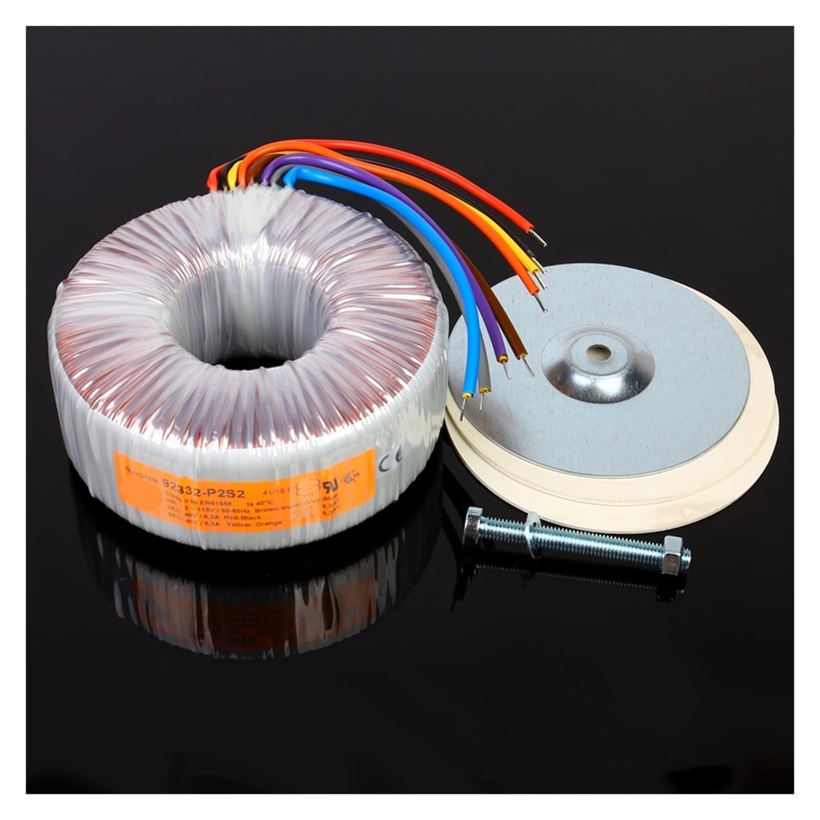 Amazon.co.jp: 500W デュアル 40V トロイダルトランス 4 線式 2X115V