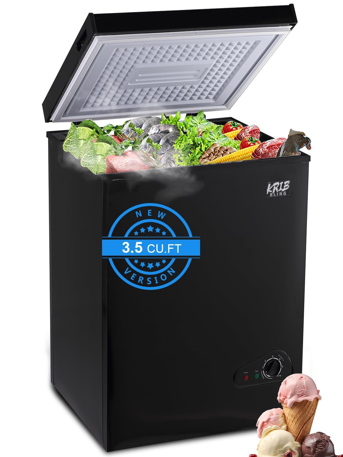 CROWNFDL コンパクト冷温庫 ブラック CROWNFDL コンパクト冷温庫