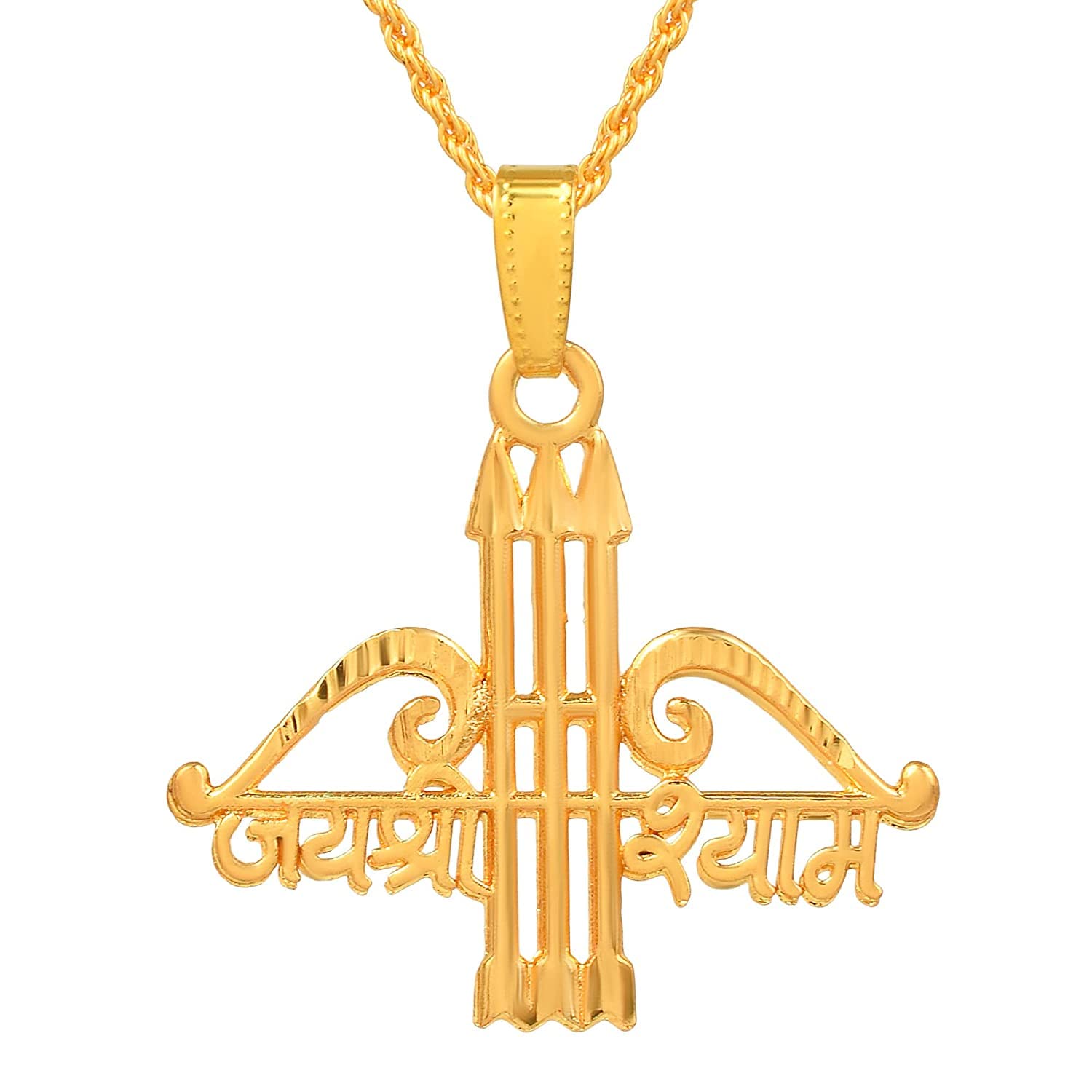 Jai Shree Shyam Universal Pendant Locket Necklace Harre ka Sahara, baba Khatu shyam Ji Brass Imitation Gold Plated 3 baan dhari Shyam Baba,Yellow Gold Chain For Men And Women Birthday Gift, Brother (B0BWVCFKN8) Amazon Price History, Amazon Price Tracker