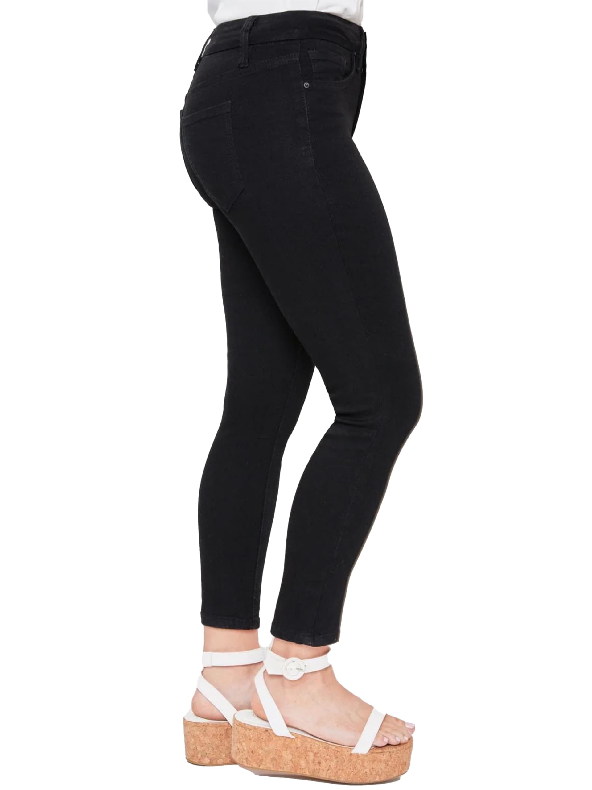 Royalty For Me Womens Women's Petite Curvy Fit High Rise Skinny Jean