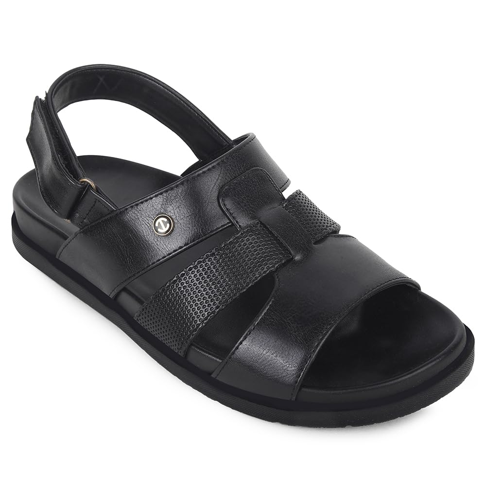 liberty Healers Leekser-1E Black Casual Sandal Healers For Mens-picture-16