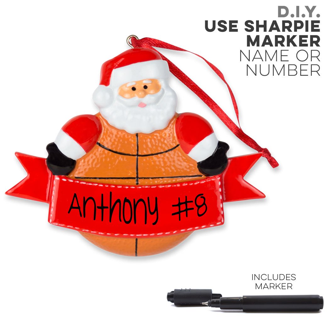 Amazon.co.jp: ChalkTalk Sports バスケットボール サンタ 樹脂