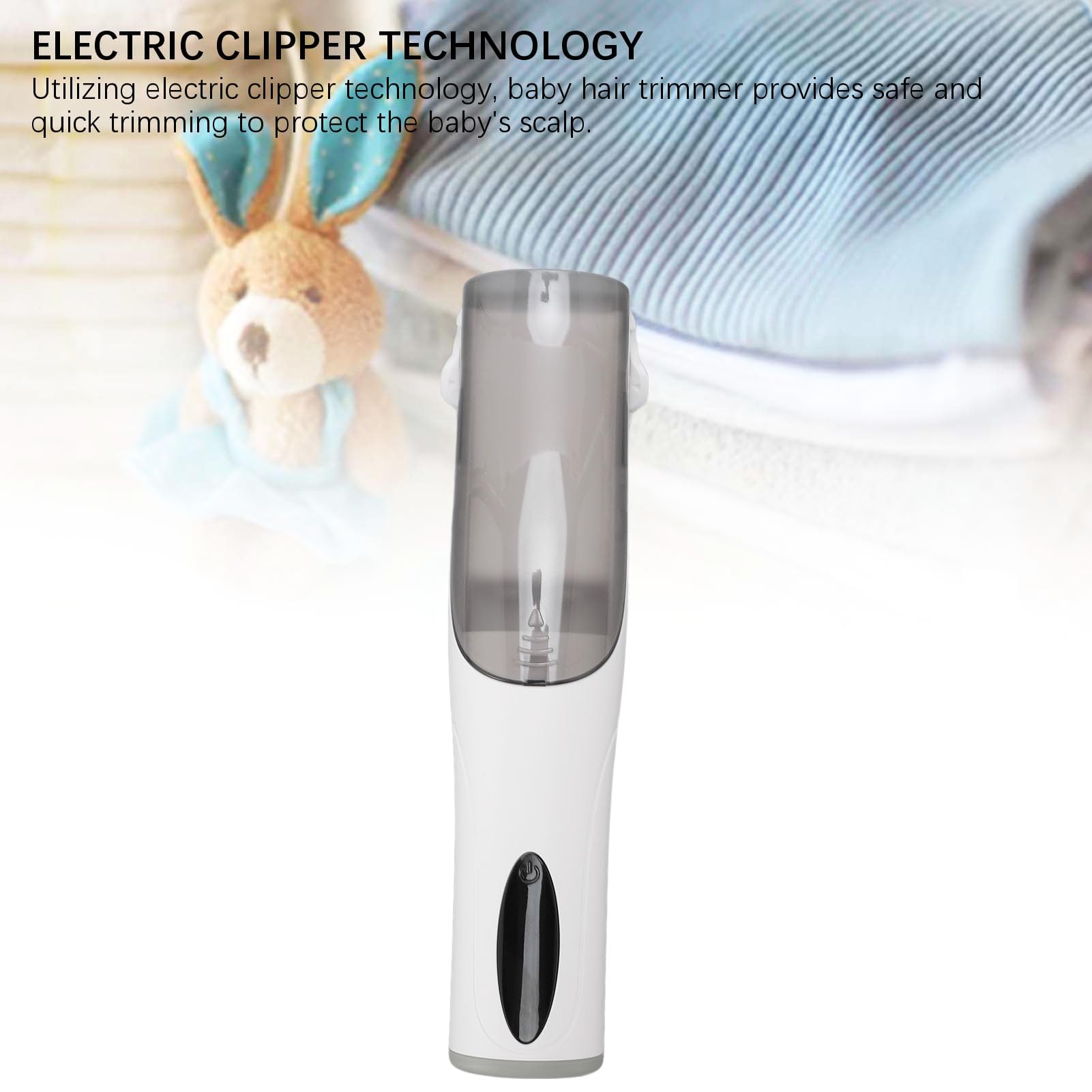 FTVOGUE Vacuum Hair Clippers Baby Hair Clippers Trimmers Cordless Hair Clipper Beard Trimmer with 2 Guide Combs (CDH001)