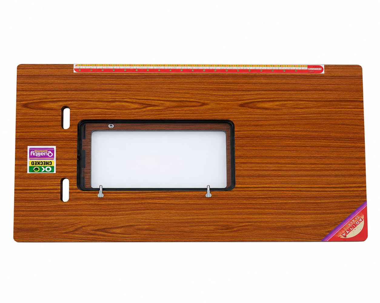 Sewing Machine Table Top Board | 18 x 36 Inch | 25mm Thick | Brown Finish | Heavy Duty Wooden Board for Domestic Foot Sewing Machine-image-49