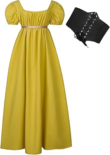 Disfraz medieval con corsé, corsé de botón a presión, disfraces victorianos de Halloween para mujer, vestido eduardiano, talla grande, disfraz de