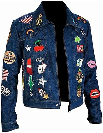 Amazon.com: New Rocketman Elton Blue Denim Chaqueta con parches : Ropa,  Zapatos y Joyería