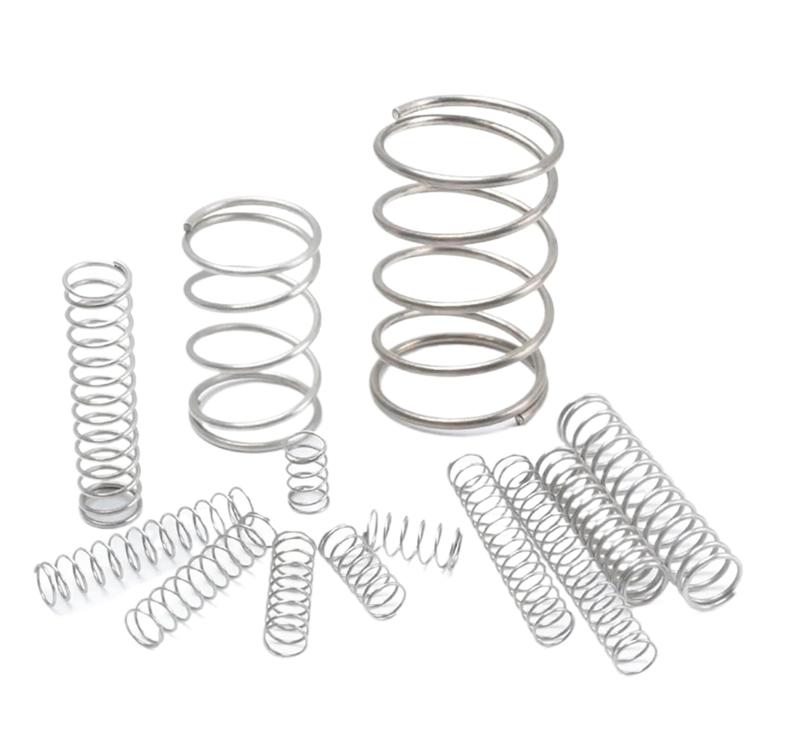 Ressorts De Compression, Ressort Acier, 1.2mm Fil Diamètre 12mm OD 10mm Longueur Libre, 10 Pièces