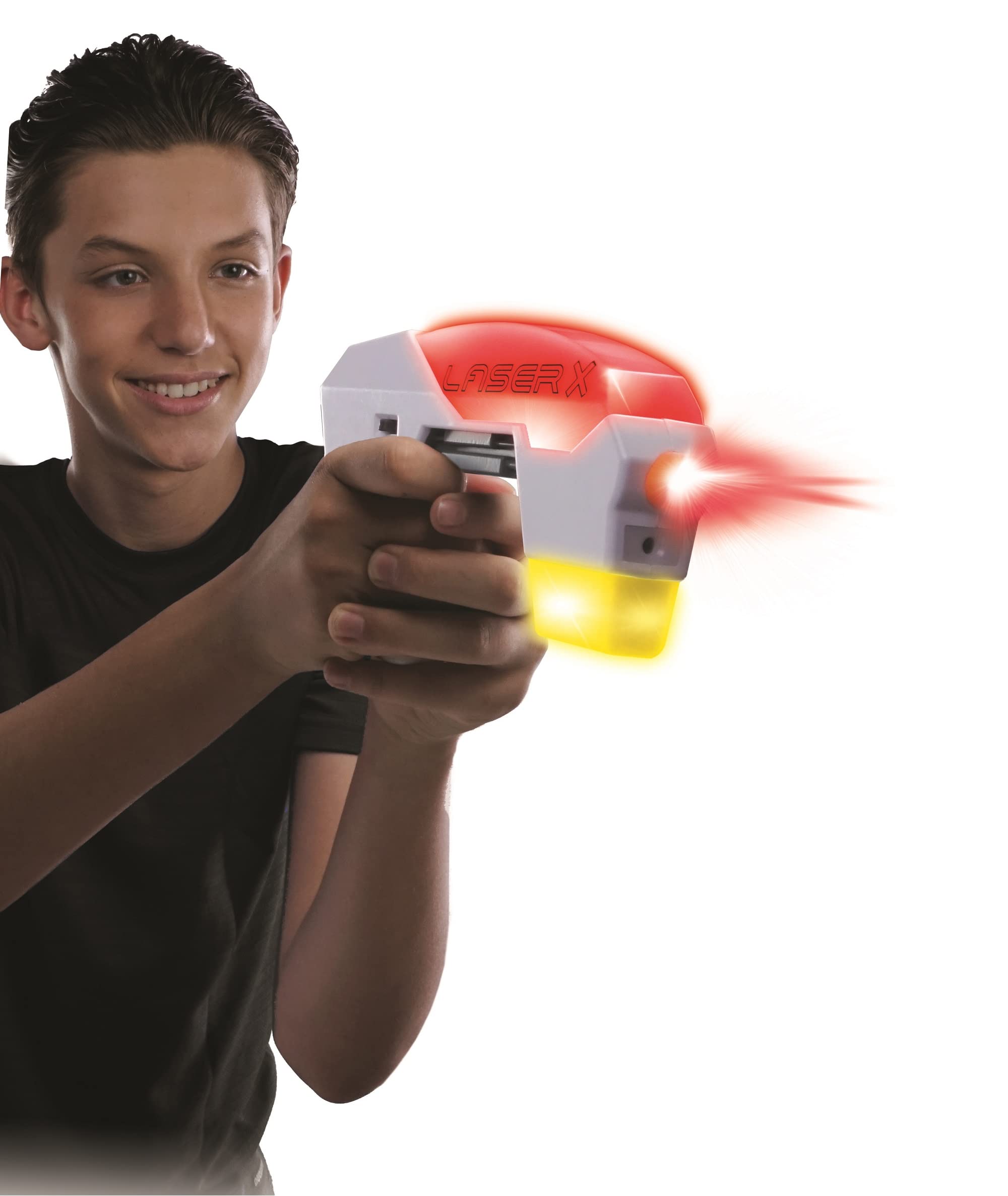 Bizak Laser X Mircro B2 Blaster (62948168), localiza a tu oponente, Recarga y dispara; dispara a Tus oponentes a una Distancia de hasta 60 Metros, Dentro o Fuera, de Noche o de día, a Partir 6 años