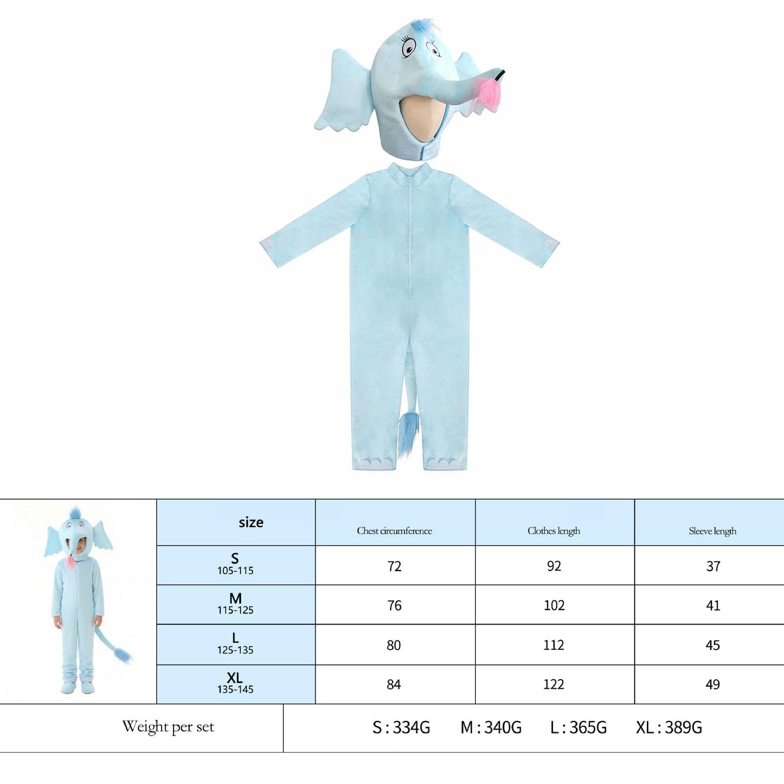 predolo Costumi di Halloween da Animale per Bambini, Costumi di Halloween per Giochi di Ruolo e spettacoli teatrali, S