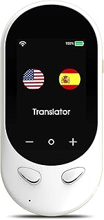 Dispositivo Tradutor Offline Tradutor Instantâneo de Voz Bidirecional Suporte 106 Idiomas com Tradução de Câmera para Viajar no Exterior Aprender Compras Bate-papo Comercial Compras necessárias