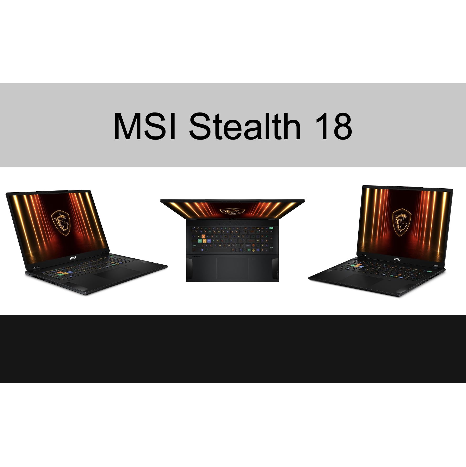 Amazon.co.jp: msi ステルス AI ゲーミングノートパソコン 18インチ 4K