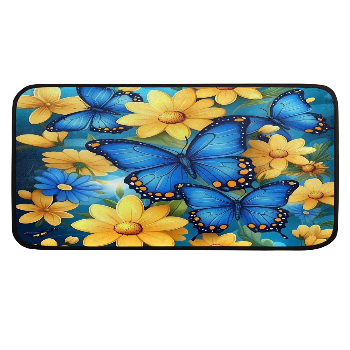 Sol glissant ? Tapis de cuisine antidérapant et absorbant 99x51cm